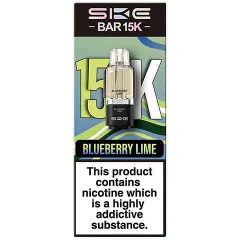 SKE Bar 15K Prefilled Pods Blueberry Lime