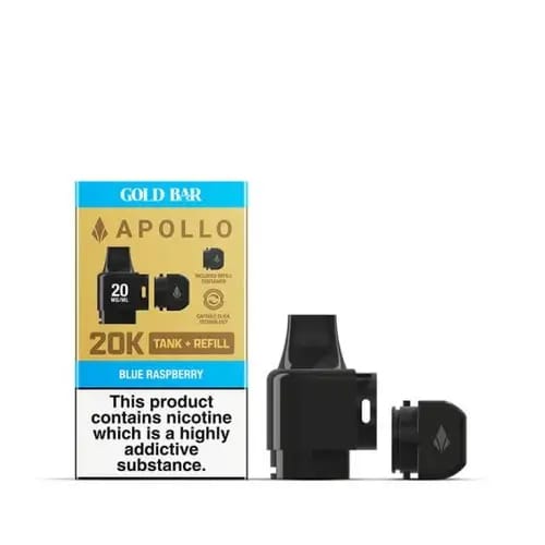 Gold Bar Apollo 20K Replacement Tank & Refill