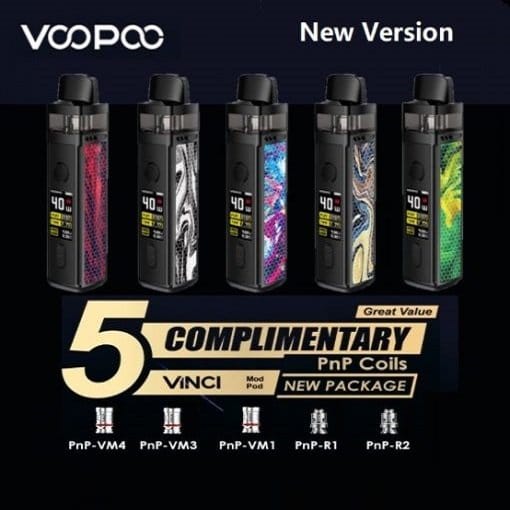 Voopoo Vinci Mod Pod Kit with 5 Coils Limited Edition