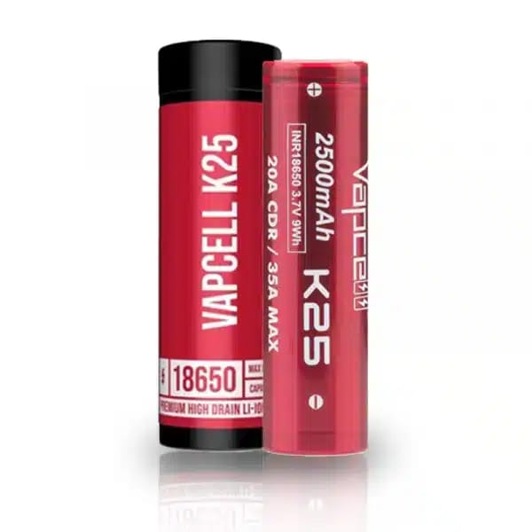 Vapcell K25 18650 Battery Pair