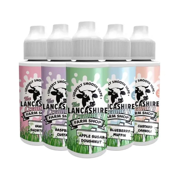 The Lancashire Creamery Farm Shop Shortfill E-Liquid 100ml