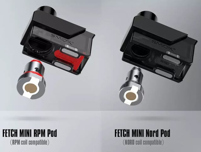 Smok Fetch Pod Replacement Cartridge UK Types