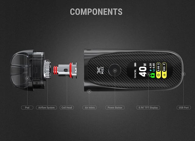 Smok Pozz X Kit Components UK Smok Pozz X Kit Components UK