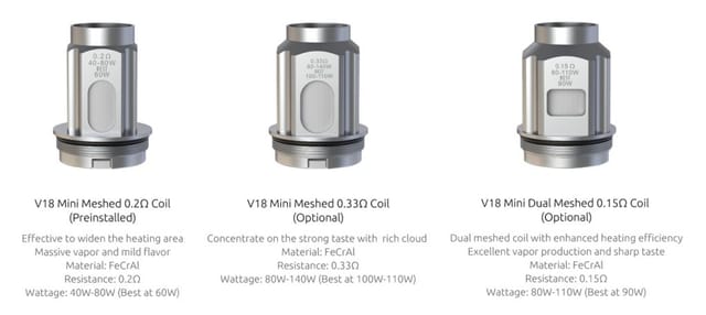 SMOK-TFV18-Mini-Meshed-Coil-UK-Types