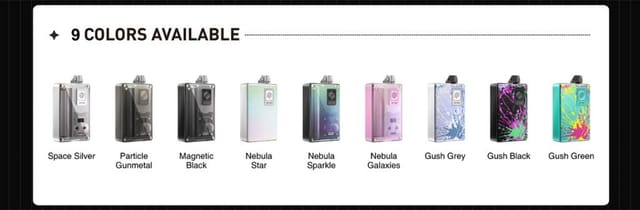 Lost Vape Centaurus B80 AIO Pod Kit Colours Lost Vape Centaurus B80 AIO Pod Kit Colours
