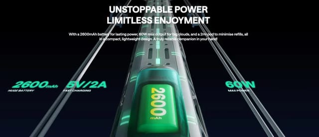 OXVA VPrime Pod Kit Battery OXVA VPrime Pod Kit Battery