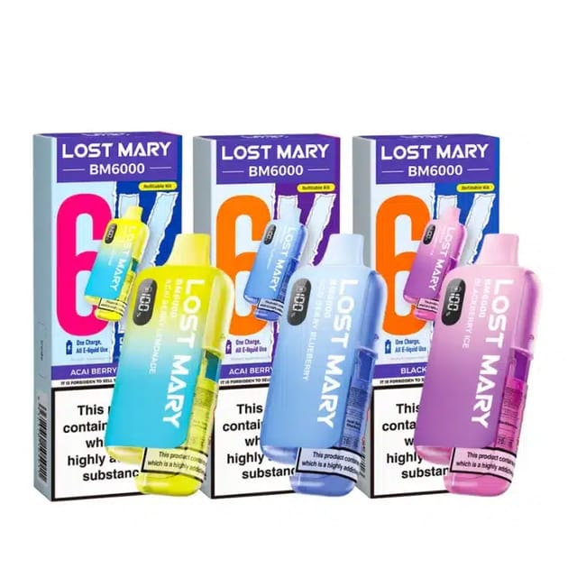 Lost Mary BM6000 Refillable Prefilled Vape Kit Cheap