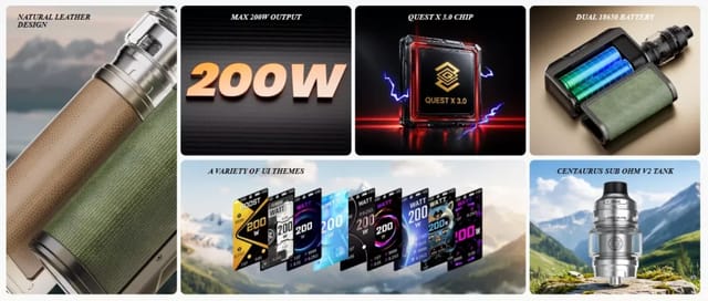 Lost Vape Thelema Q200 Pro Vape Kit Key Features Lost Vape Thelema Q200 Pro Vape Kit Key Features