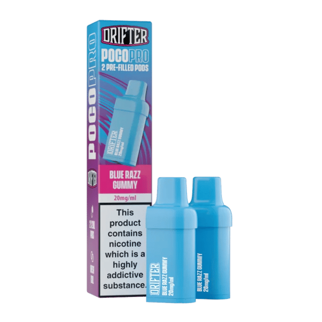 Drifter Poco Pro Prefilled Pods Blue Razz Gummy