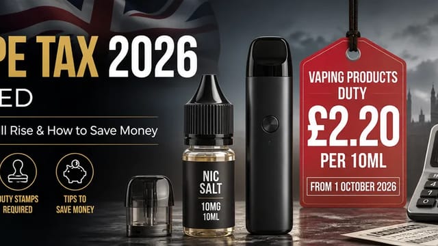 Vape Tax Duty 2026