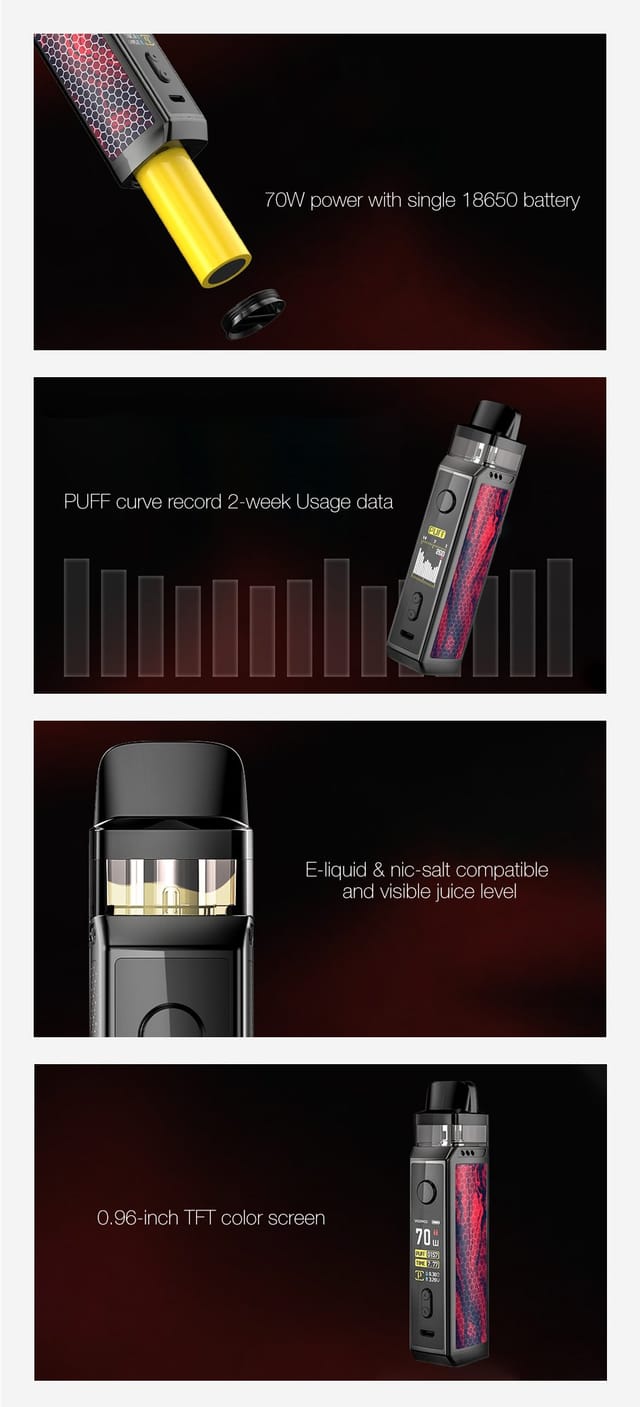 Voopoo Vinci X Pod Kit Features