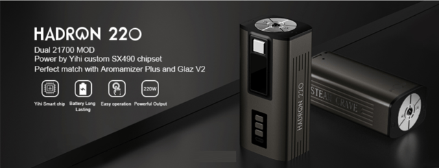 Steam Crave Hadron 220 Mod UK Steam Crave Hadron 220 Mod UK Promo