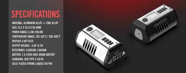 ODIN 200w By Vaperz Cloud X Dovpo Features ODIN 200w By Vaperz Cloud X Dovpo Features