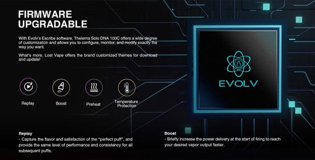 Lost Vape Thelema Solo DNA Box Mod Firmware Lost Vape Thelema Solo DNA Box Mod Firmware