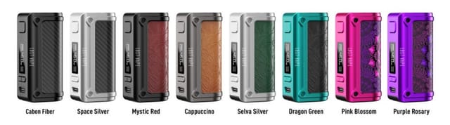 Lost Vape Thelema Mini Box Mod Colours Lost Vape Thelema Mini Box Mod Colours