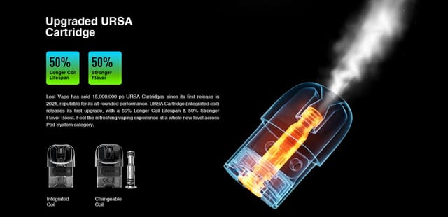 Lost Vape Ursa Baby Pro Pod Kit URSA Cartridge Lost Vape Ursa Baby Pro Pod Kit URSA Cartridge