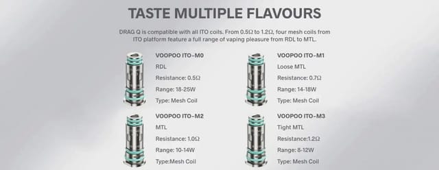 VOOPOO ITO Replacement Coils Promo VOOPOO ITO Replacement Coils Promo