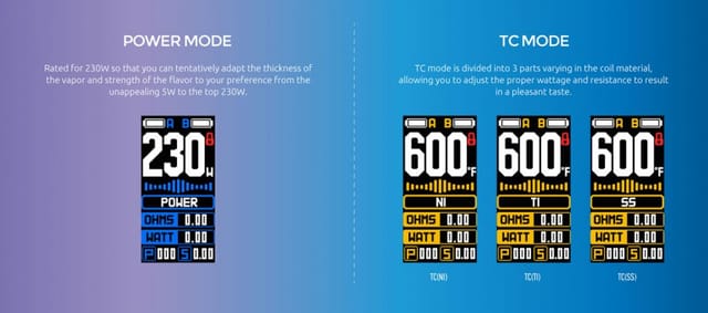 SMOK Morph 3 Kit with T-Air Tank Modes SMOK Morph 3 Kit with T-Air Tank Modes
