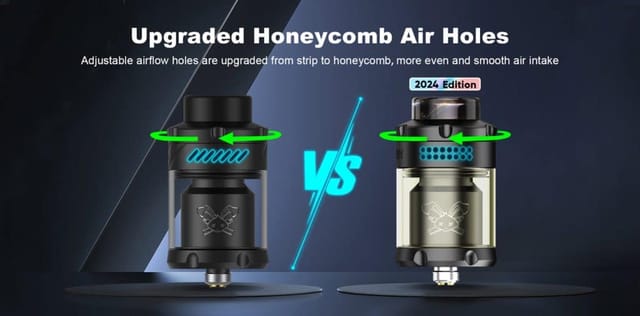 Hellvape Dead Rabbit 3 RTA 2024 Edition Upgraded Airholes Hellvape Dead Rabbit 3 RTA 2024 Edition Upgraded Airholes
