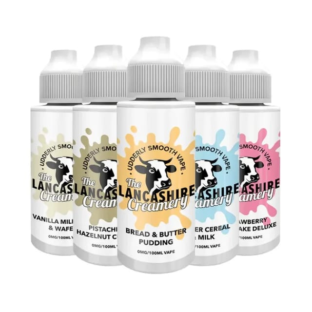 The Lancashire Creamery Shortfill E-Liquid 100ml