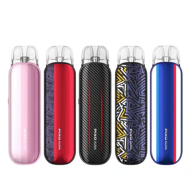 Aspire Pixo Aura Pod Kit Group Image