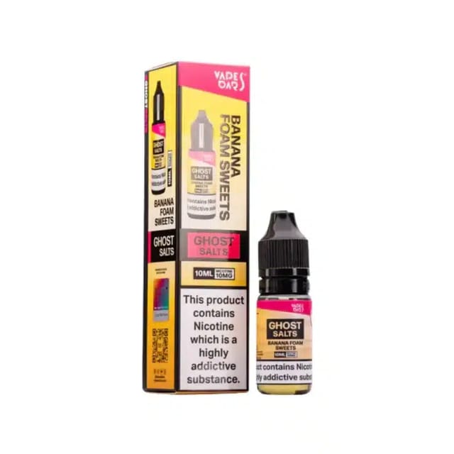 Vapes Bars Ghost Nic Salts Banana Foam Sweets