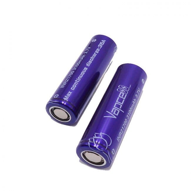 Vapcell INR 21700 3100mAh Battery Pair