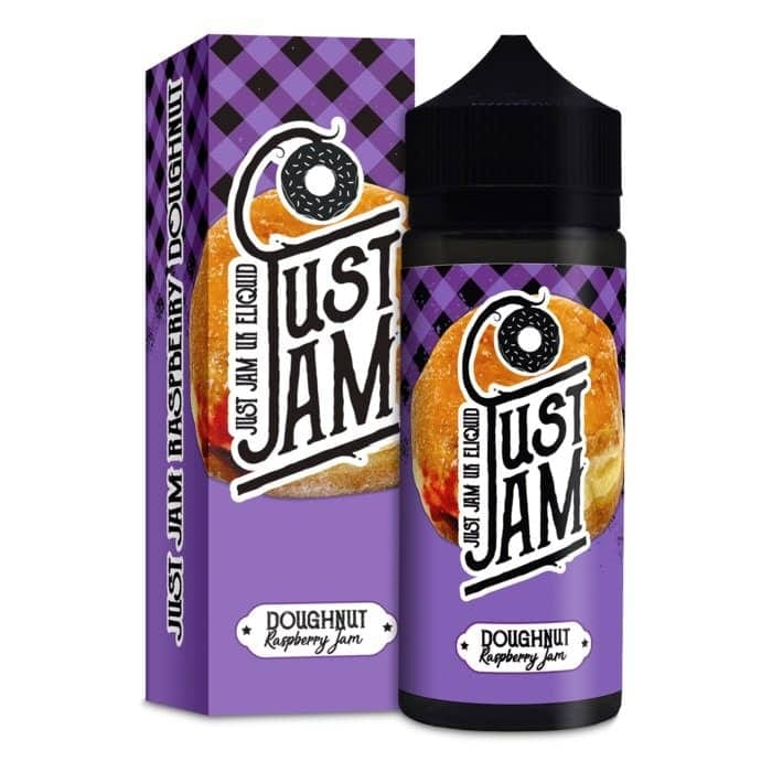 Just Jam Raspberry Doughnut Shortfill E-Liquid 100ml