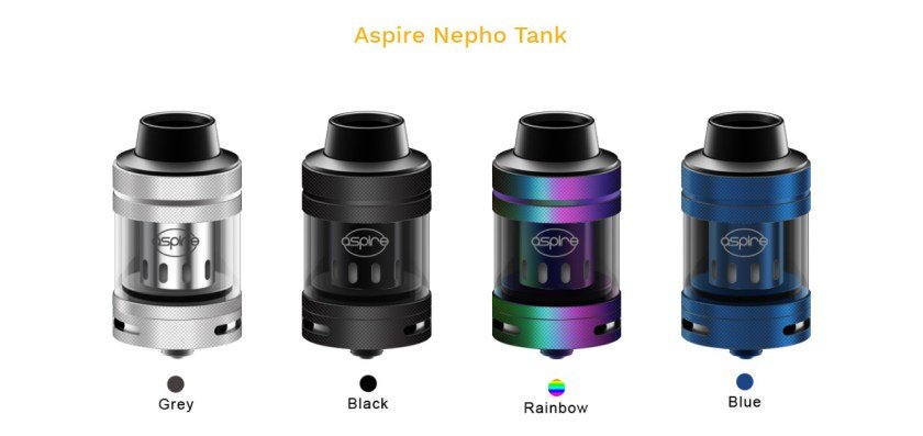 Aspire Nepho Tank UK Colours