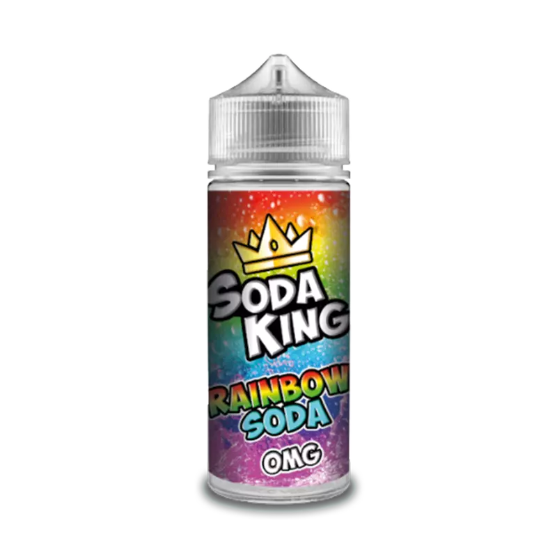 Soda King 100ml E Liquid - Rainbow Soda flavour