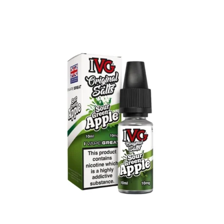 IVG Original Salts 10ml Nic Salt E-Liquid Sour Green Apple