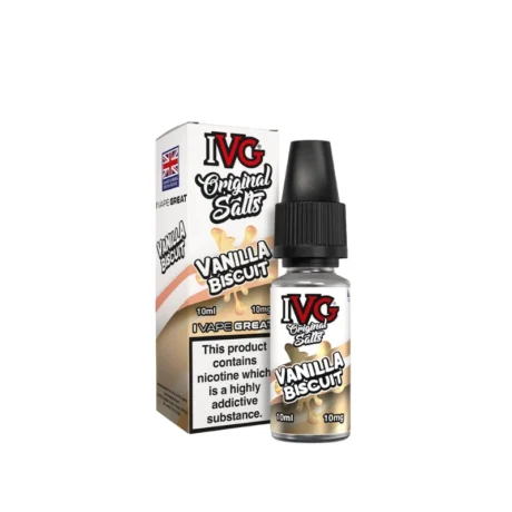 IVG Original Salts 10ml Nic Salt E-Liquid Vanilla Biscuit