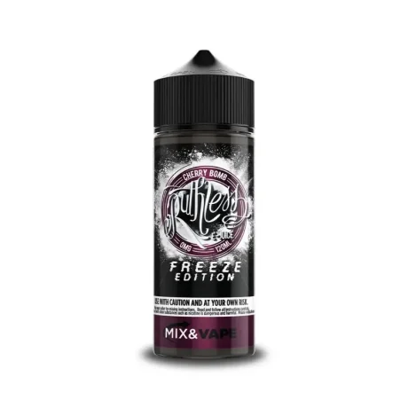 Ruthless E-Liquid Range 100ml Cherry Bomb Freeze Edition