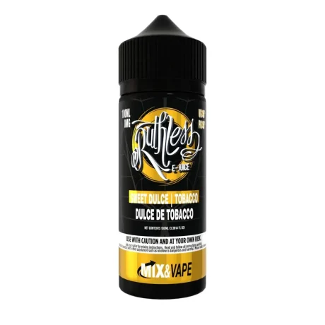 Ruthless E-Liquid Range 100ml Dulce De Tobacco