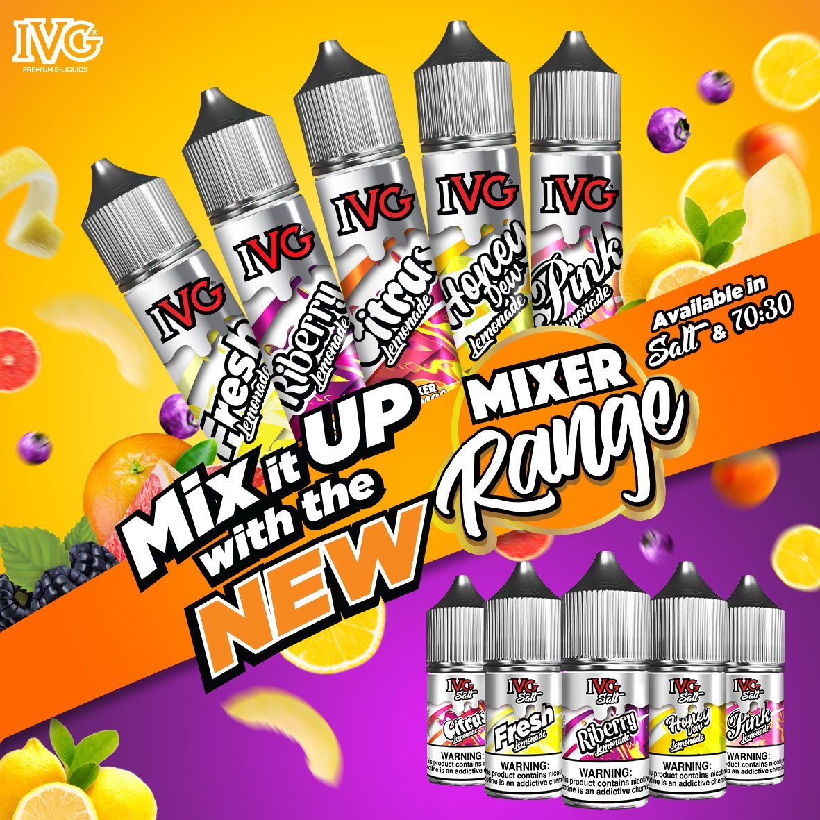 IVG Mixer Range Vape Juice UK Promo