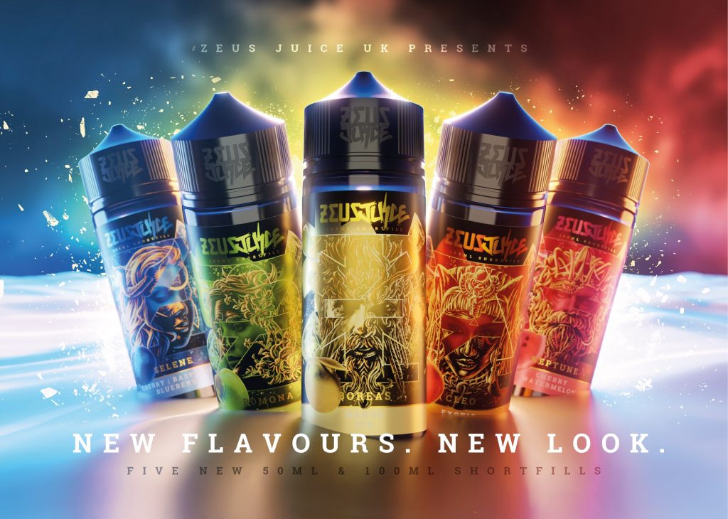 Zeus Juice eLiquid Shortfills 100ml New Flavours 2023