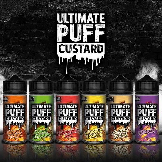 Ultimate Puff Custard Range eLiquid UK