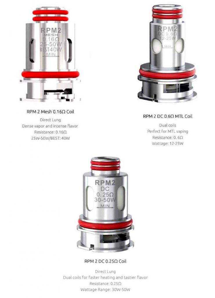 SMOK RPM 2 Replacement Coil Compatibility