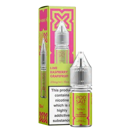 Nexus Nic Salts by Pod Salt Lime Raspberry Grapefruit
