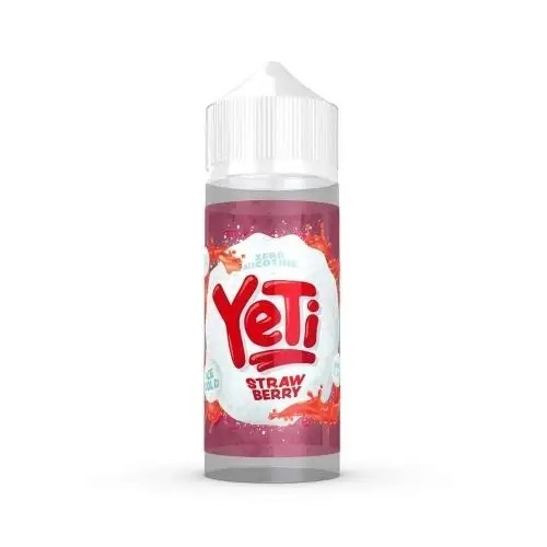 Yeti Ice Cold E-Liquid Range 100ml Strawberry
