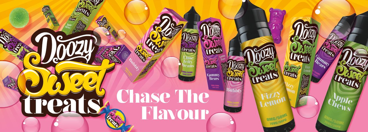 Doozy Vape Sweet Treats Banner UK