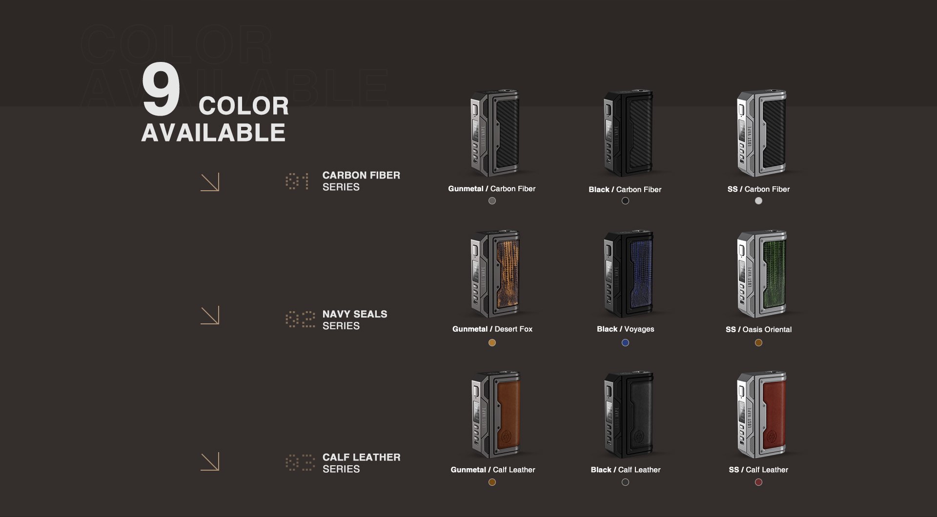 Lost Vape Thelema DNA250C Colours Original UK Lost Vape Thelema DNA250C Colours Original UK