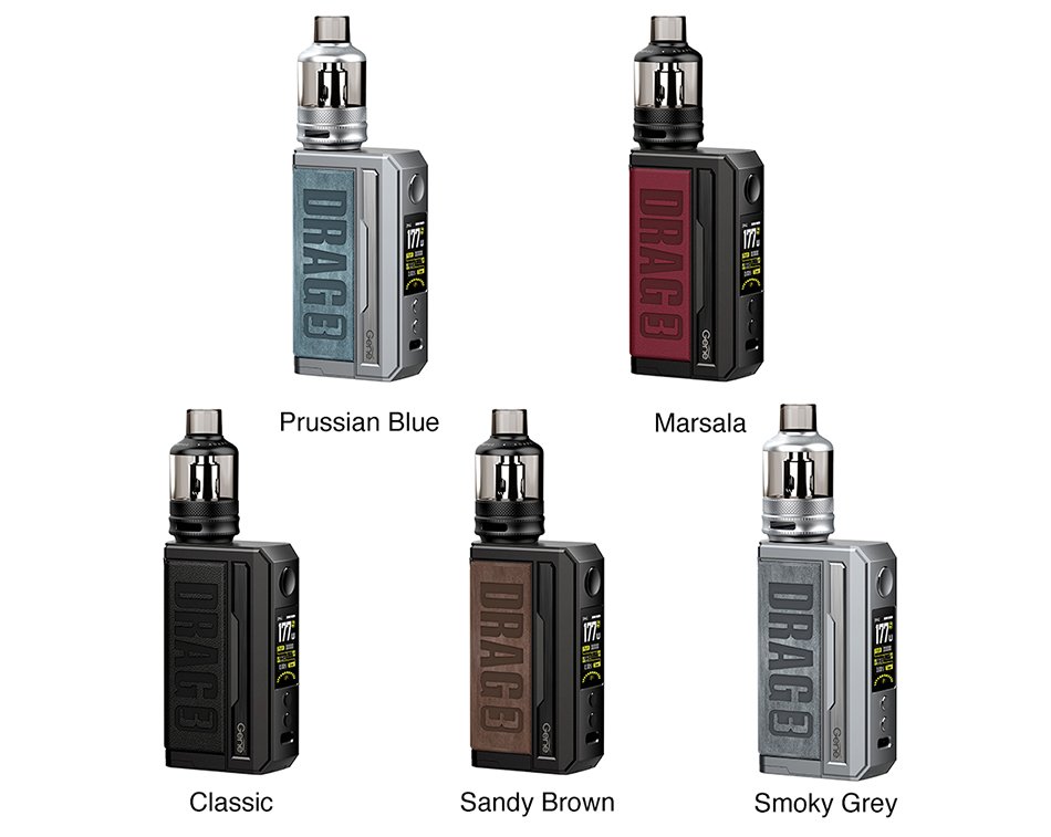 Voopoo Drag 3 Kit Colours UK