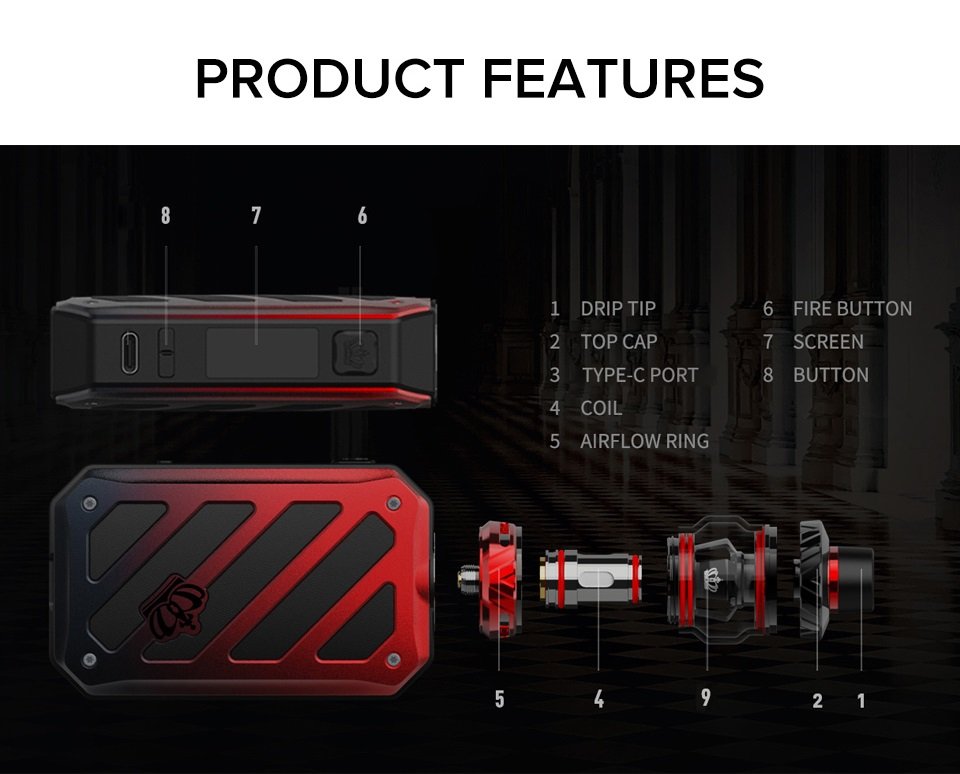 Uwell Crown 5 Kit UK Features