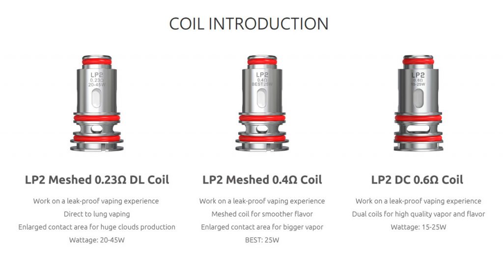 SMOK LP2 Coils for SMOK RPM 4 Kit