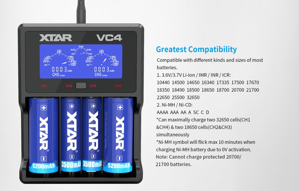Xtar VC4 Battery Charger Cheap