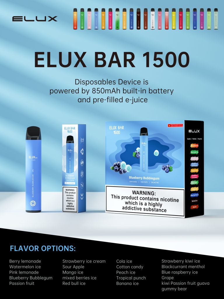Elux Bar 1500 Disposable Vape UK
