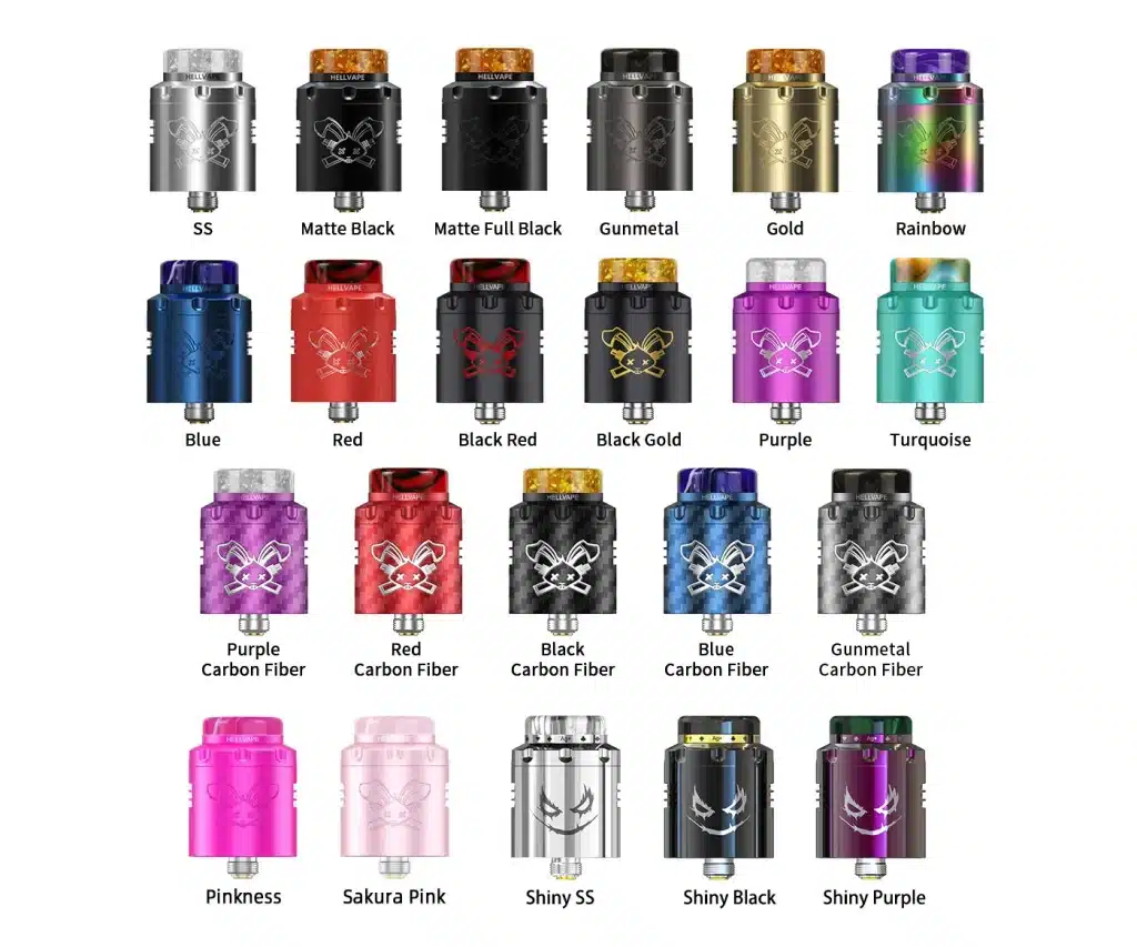 HellVape Dead Rabbit V3 RDA & J Edition Colours