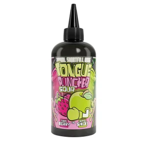 Bottle of Joe's Juice Tongue Puncher Strawberry and Apple Sour 200ml shortfill