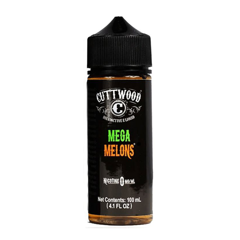 Single bottle of Cuttwood Mega Melons flavour shortfill in 100ml.